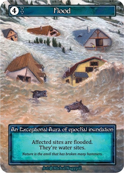 Flood - Foil (Beta)(EX)