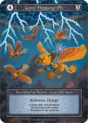 Gyre Hippogriffs - Foil (Beta)(EX)