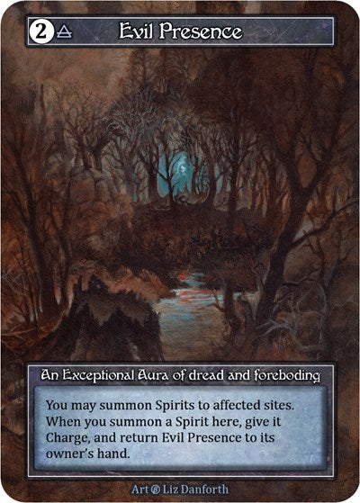 Evil Presence - Foil (Beta)(EX)