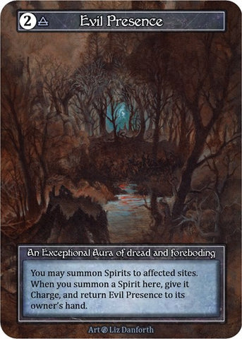Evil Presence - Foil (Beta)(EX)