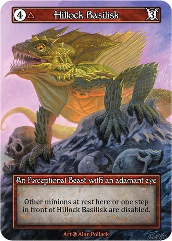 Hillock Basilisk - Foil (Beta)(EX)