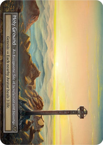 Holy Ground - Foil (Beta)(EX)
