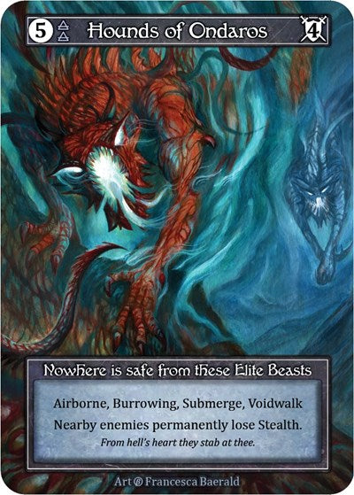 Hounds of Ondaros - Foil (Beta)(EL)