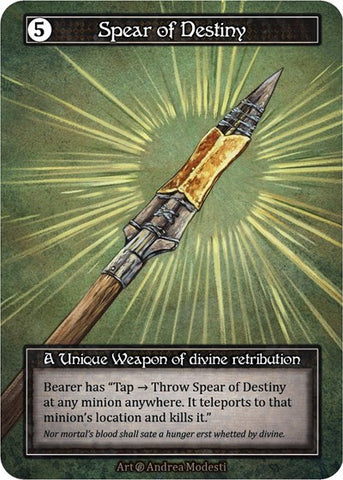 Spear of Destiny - Foil (Beta)(UN)