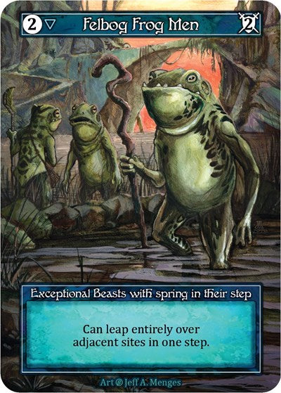 Felbog Frog Men - Foil (Beta)(EX)