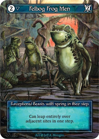 Felbog Frog Men - Foil (Beta)(EX)