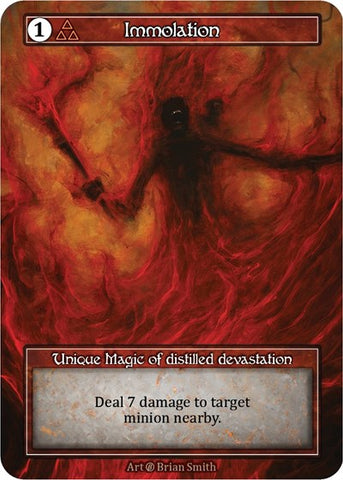 Immolation - Foil (Beta)(UN)
