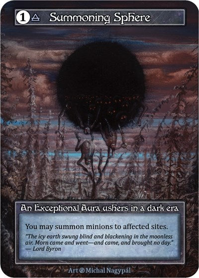 Summoning Sphere - Foil (Beta)(EX)