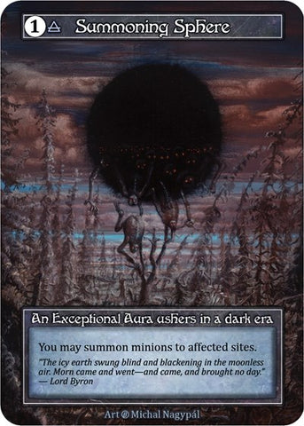 Summoning Sphere - Foil (Beta)(EX)