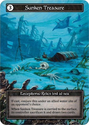 Sunken Treasure - Foil (Beta)(EX)
