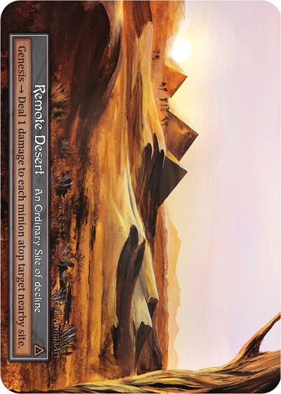 Remote Desert - Foil (Beta)(OR)