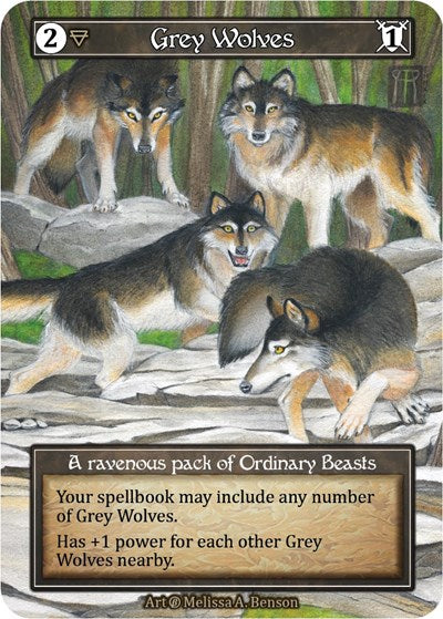 Grey Wolves - Foil (Beta)(OR)
