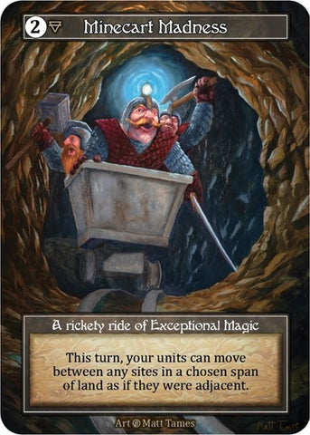 Minecart Madness - Foil (Beta)(EX)