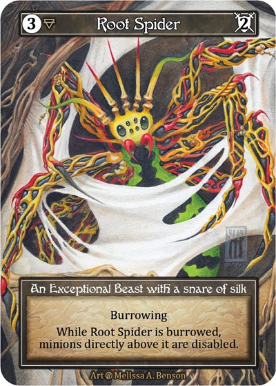 Root Spider - Foil (Beta)(EX)