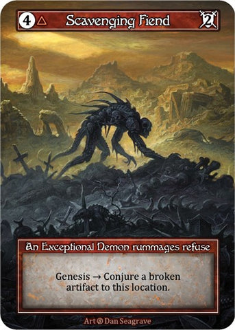 Scavenging Fiend - Foil (Beta)(EX)