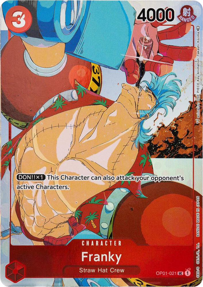 Franky [Gift Collection 2023] [Foil] (One Piece Promotion Cards)(OP01-021)(UC)
