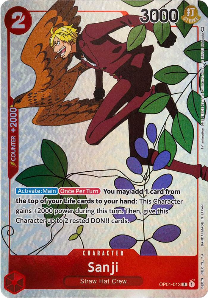 Sanji [Gift Collection 2023] [Foil] (One Piece Promotion Cards)(OP01-013)(R)