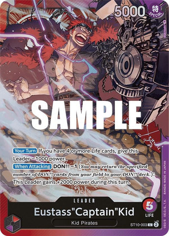Eustass"Captain"Kid (003) - Foil (Ultra Deck: The Three Captains)(ST10-003)(L)