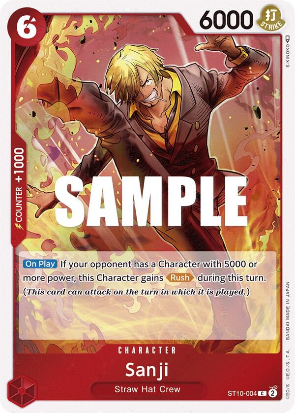 Sanji - Foil (Ultra Deck: The Three Captains)(ST10-004)(C)