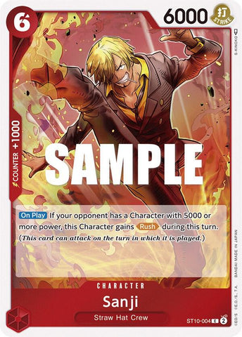 Sanji - Foil (Ultra Deck: The Three Captains)(ST10-004)(C)