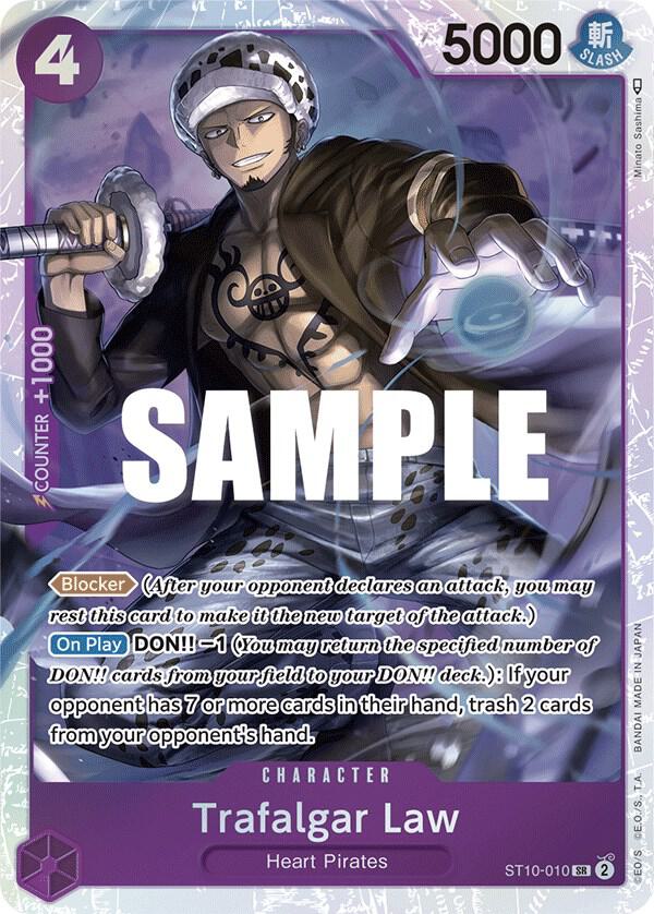 Trafalgar Law (010) - Foil (Ultra Deck: The Three Captains)(ST10-010)(SR)