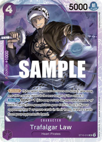 Trafalgar Law (010) - Foil (Ultra Deck: The Three Captains)(ST10-010)(SR)
