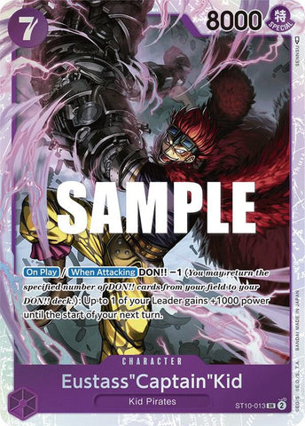 Eustass"Captain"Kid (013) - Foil (Ultra Deck: The Three Captains)(ST10-013)(SR)