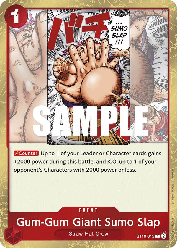 Gum-Gum Giant Sumo Slap - Foil (Ultra Deck: The Three Captains)(ST10-015)(C)