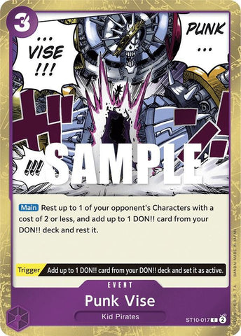 Punk Vise - Foil (Ultra Deck: The Three Captains)(ST10-017)(C)
