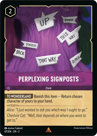 Perplexing Signposts - Cold Foil (Rise of the Floodborn)(2-067/204)(R)