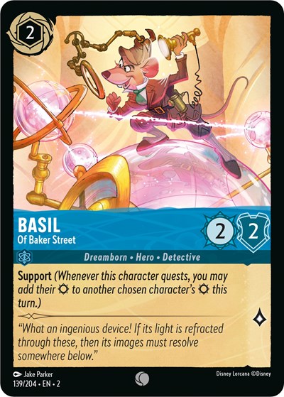 Basil - Of Baker Street - Cold Foil (Rise of the Floodborn)(2-139/204)(C)