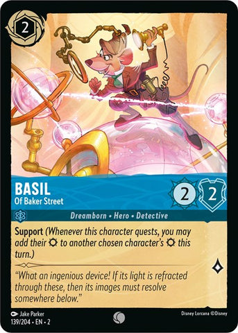 Basil - Of Baker Street (Rise of the Floodborn)(2-139/204)(C)