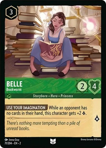 Belle - Bookworm - Cold Foil (Rise of the Floodborn)(2-071/204)(U)