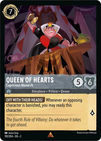 Queen of Hearts - Capricious Monarch (Rise of the Floodborn)(2-192/204)(R)
