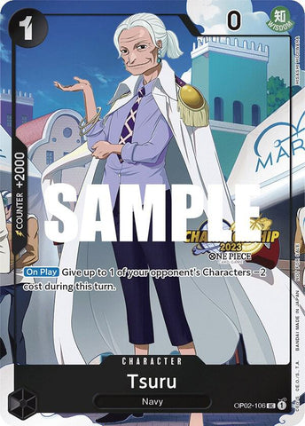Tsuru [CS 2023 Event Pack] [Foil] (One Piece Promotion Cards)(OP02-106)(UC)