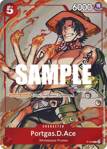 Portgas.D.Ace [CS 2023 Event Pack] [Foil] (One Piece Promotion Cards)(P-028)(PR)