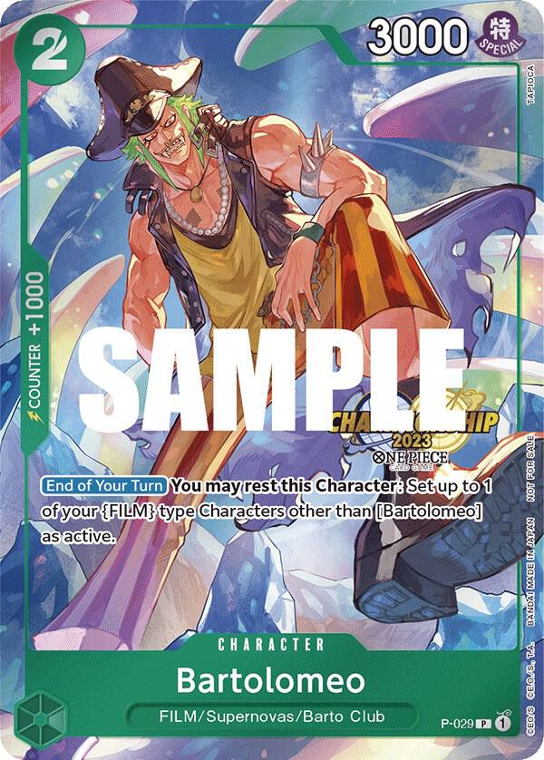 Bartolomeo [CS 2023 Event Pack] [Foil] (One Piece Promotion Cards)(P-029)(PR)