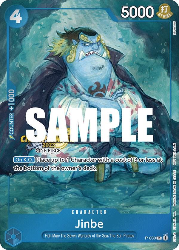 Jinbe [CS 2023 Event Pack] [Foil] (One Piece Promotion Cards)(P-030)(PR)