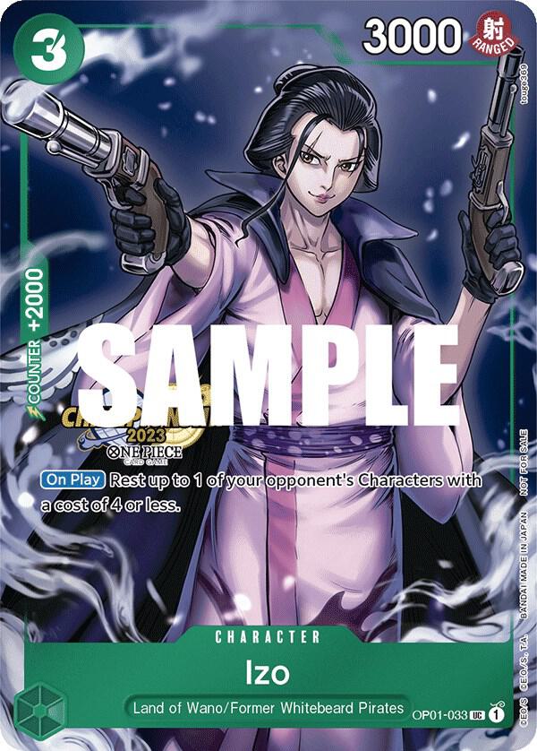 Izo [CS 2023 Celebration Pack] [Foil] (One Piece Promotion Cards)(OP01-033)(UC)