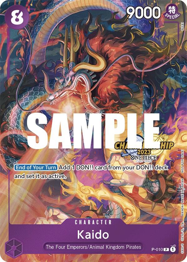 Kaido [CS 2023 Celebration Pack] [Foil] (One Piece Promotion Cards)(P-010)(PR)