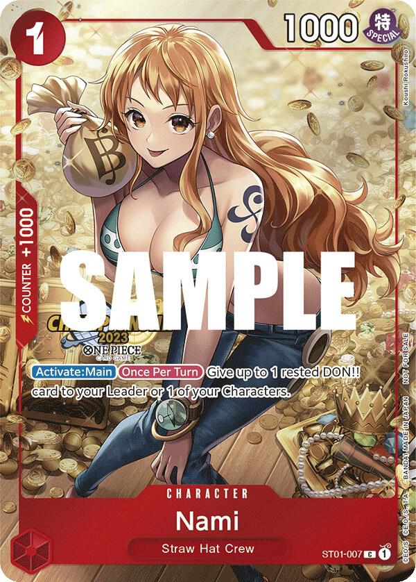 Nami [CS 2023 Celebration Pack] [Foil] (One Piece Promotion Cards)(ST01-007)(C)