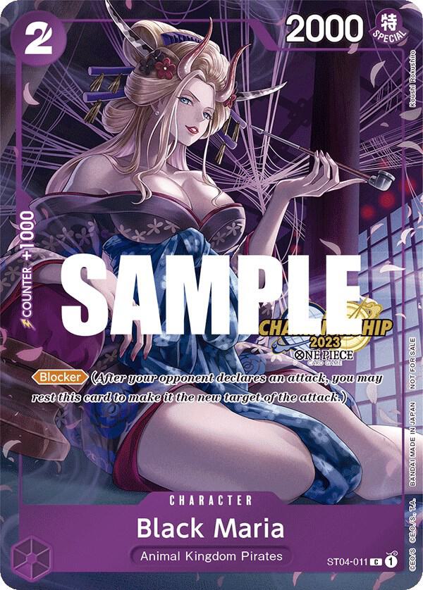 Black Maria [CS 2023 Celebration Pack] [Foil] (One Piece Promotion Cards)(ST04-011)(C)