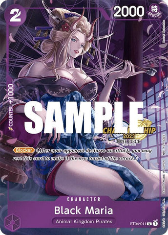 Black Maria [CS 2023 Celebration Pack] [Foil] (One Piece Promotion Cards)(ST04-011)(C)