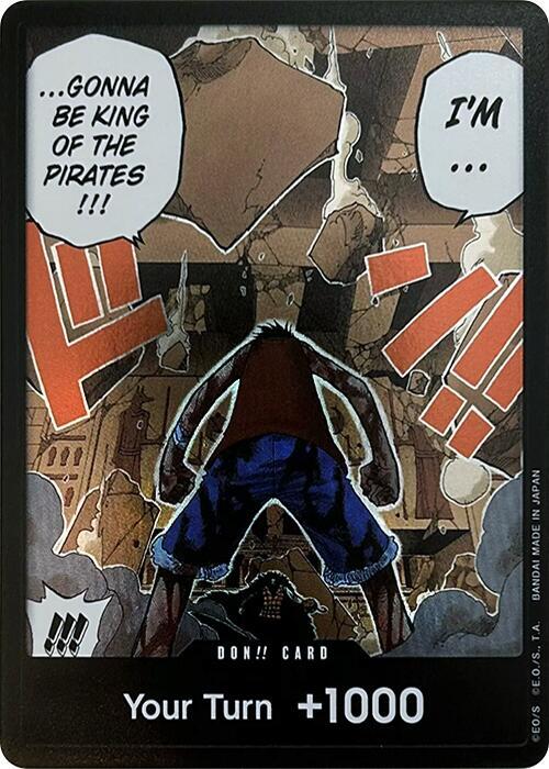 DON!! Card [Luffy vs. Crocodile] [Devil Fruits Collection Vol. 1] [Foil] (One Piece Promotion Cards)(DON!!)