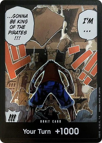 DON!! Card [Luffy vs. Crocodile] [Devil Fruits Collection Vol. 1] [Foil] (One Piece Promotion Cards)(DON!!)
