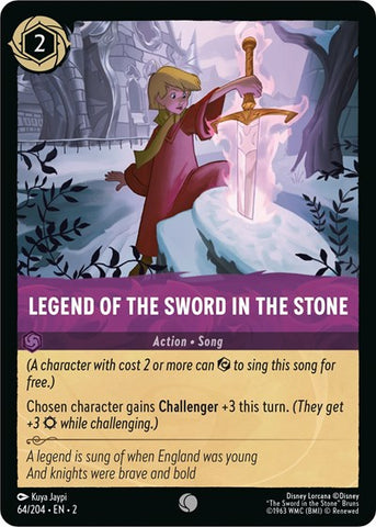 Legend of the Sword in the Stone - Cold Foil (Rise of the Floodborn)(2-064/204)(C)