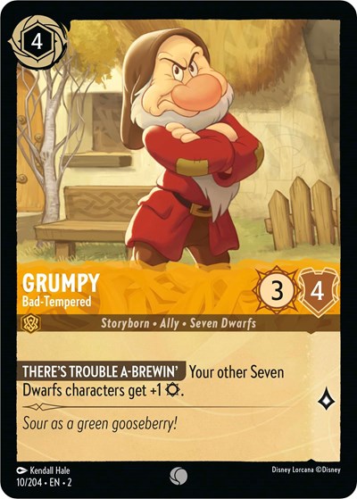 Grumpy - Bad-Tempered (Rise of the Floodborn)(2-010/204)(C)