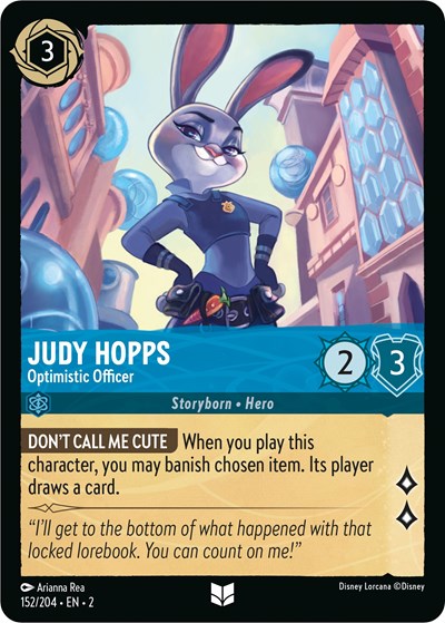Judy Hopps - Optimistic Officer (Rise of the Floodborn)(2-152/204)(U)