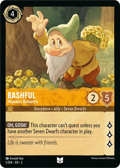 Bashful - Hopeless Romantic - Cold Foil (Rise of the Floodborn)(2-001/204)(U)