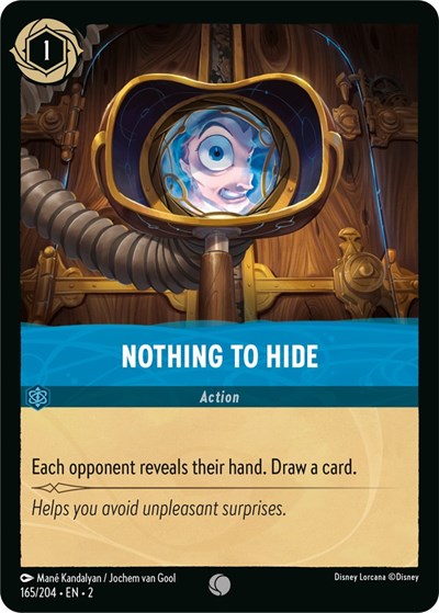 Nothing to Hide - Cold Foil (Rise of the Floodborn)(2-165/204)(C)